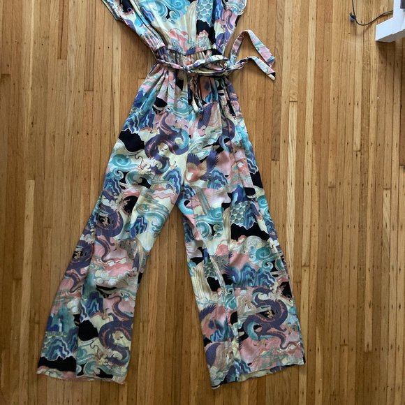 Pattern Print Jumpsuit - Picture 4 of 5